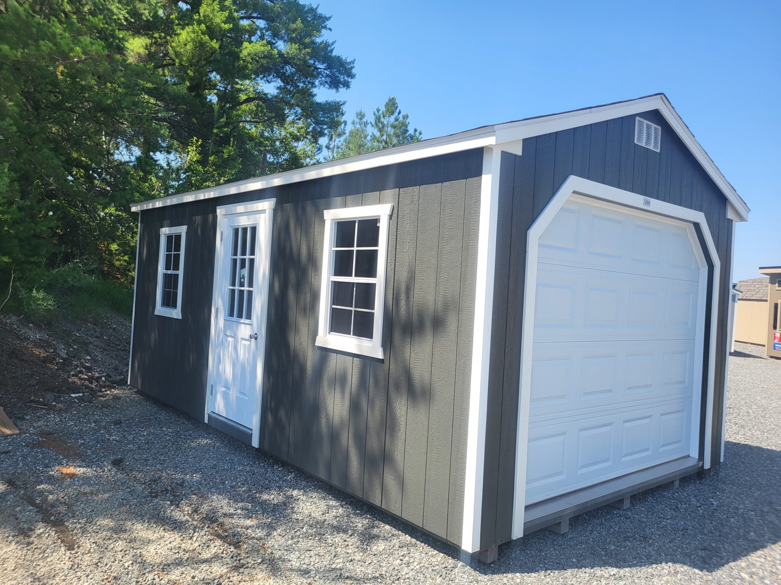 RV25017 12X20X8 Classic Cottage w/overhead door