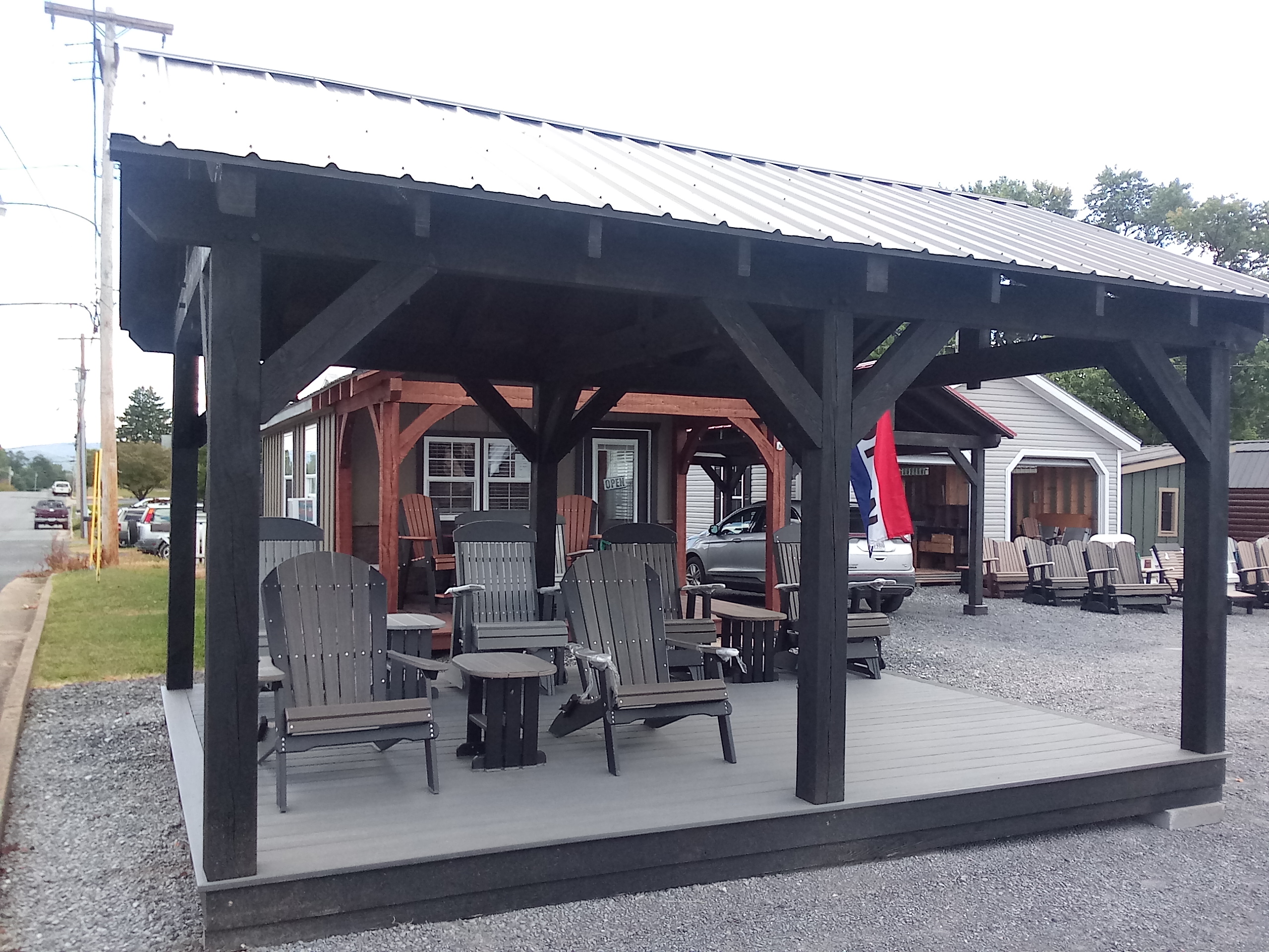 FR25075 12×16 Pavilion w/ Platform