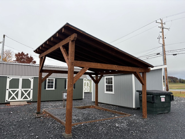 HB25114 14×14 Lean-to Pavilion