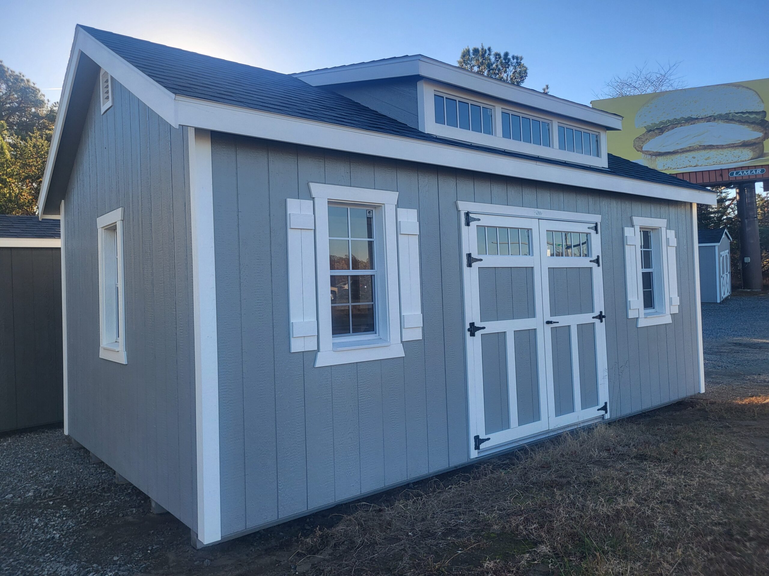 RV25087 12X20X8 Windsor w/ 8′ Dormer