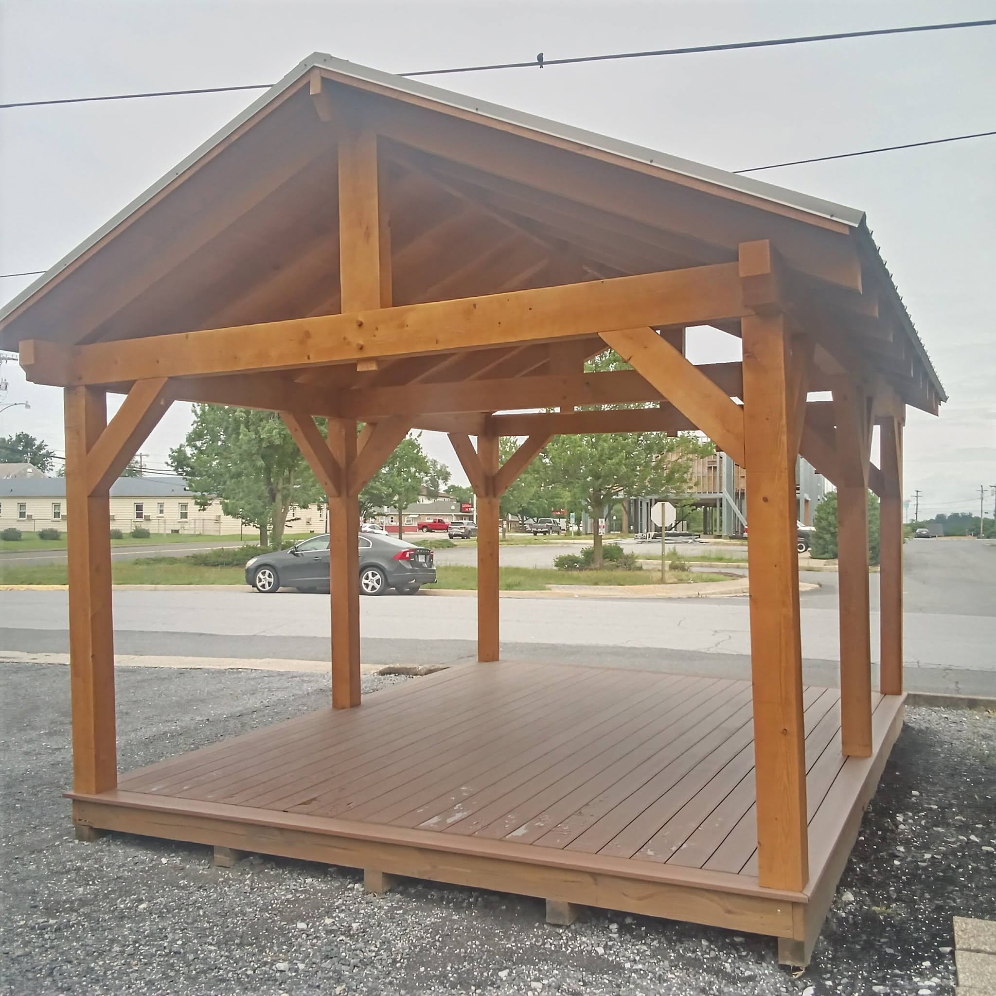 FR26015 12×16 Pavilion w/ Platform