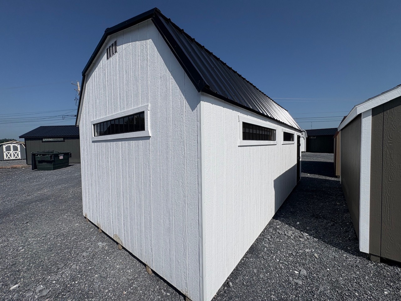 HB26007 12x24x7 Classic Barn Garage