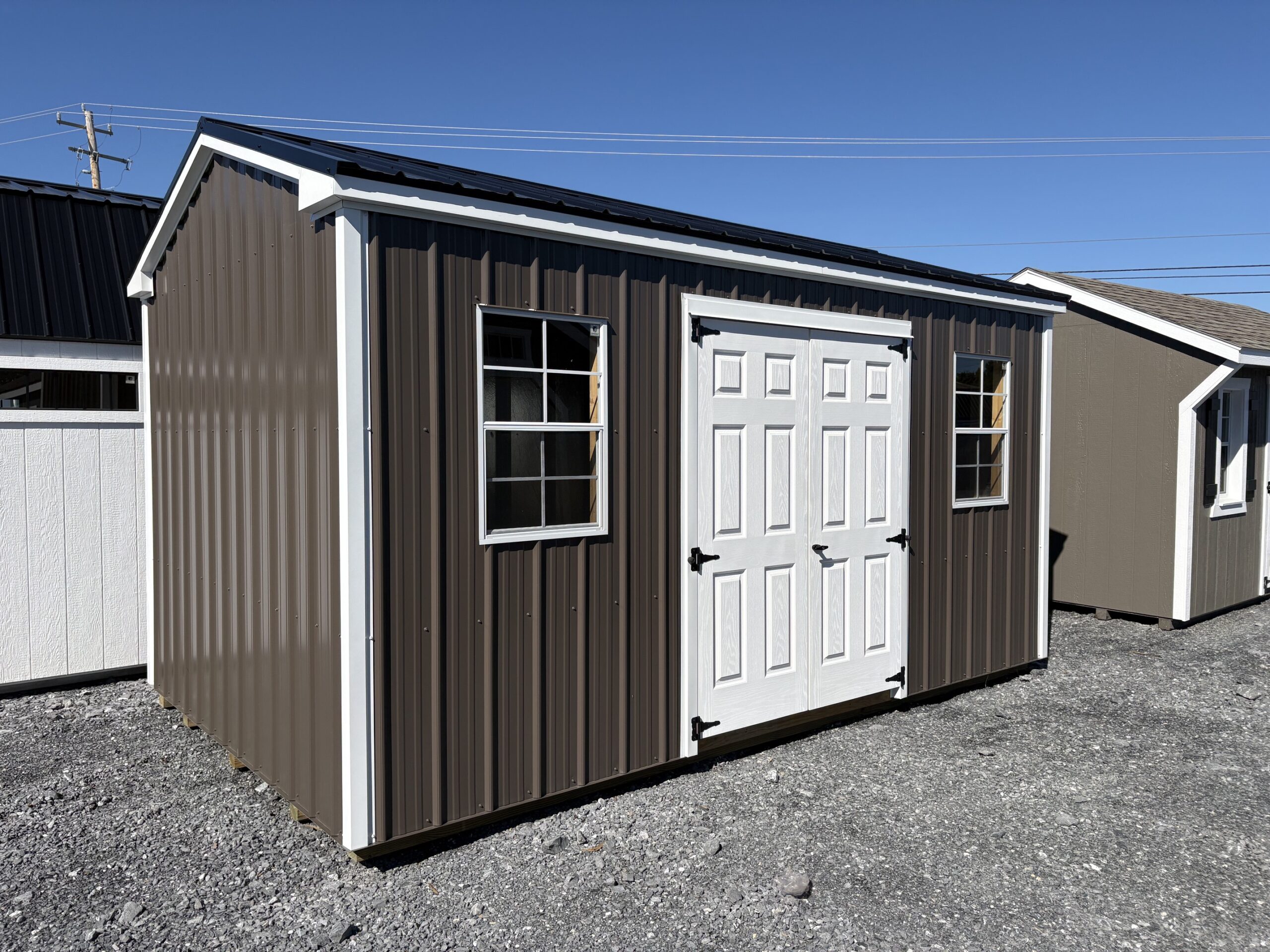 HB26019 10x16x7 Classic Cottage – Metal Siding
