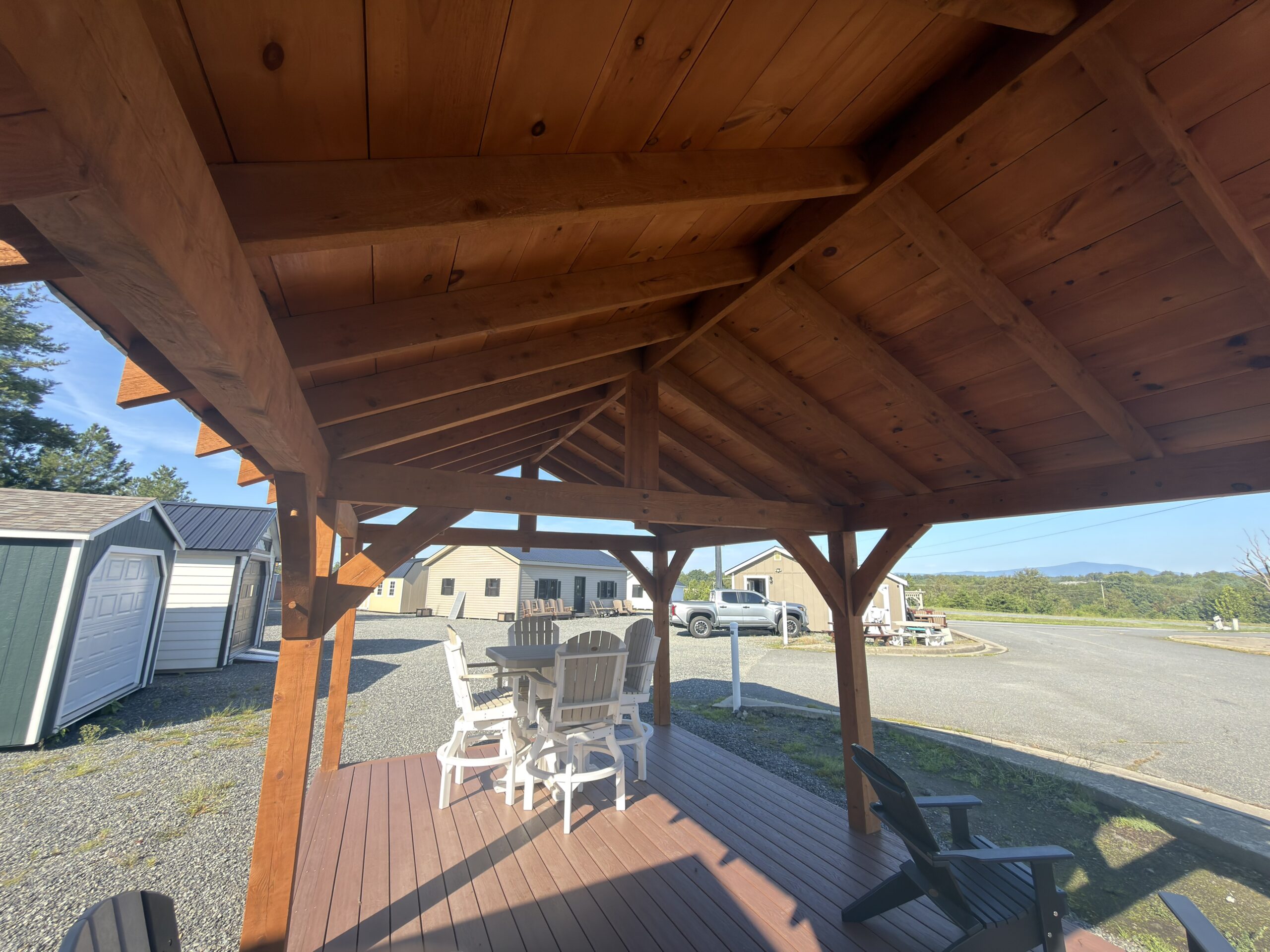 RV24067 12x20x8 Pavilion w/ Platform