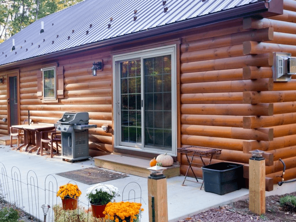 img options modular log homes 14 patio doors