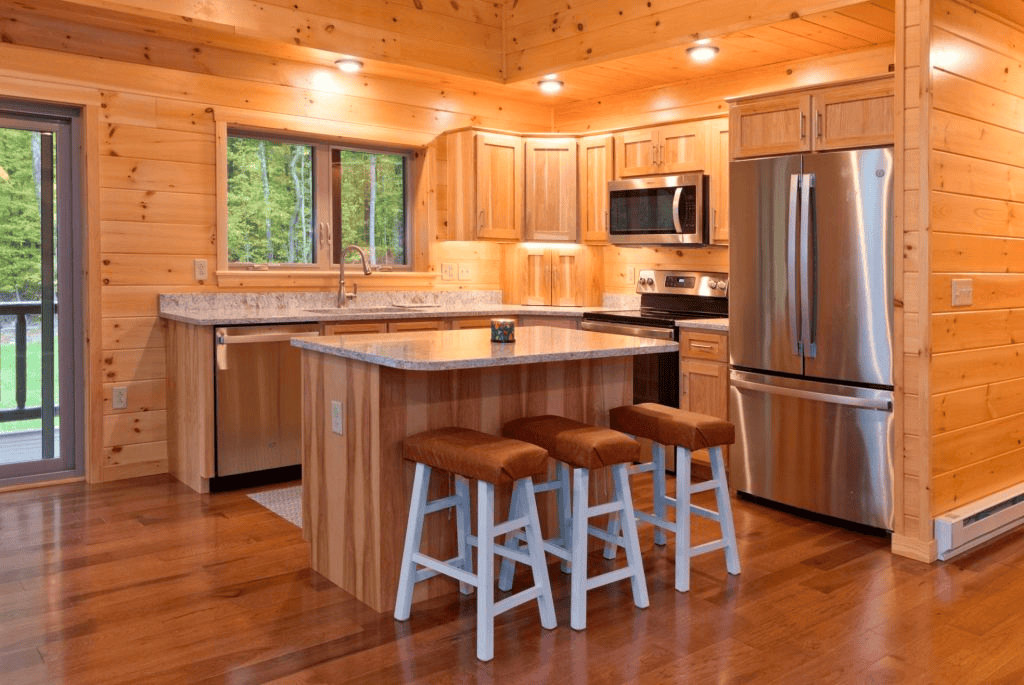 img options modular log homes 29 kitchen island