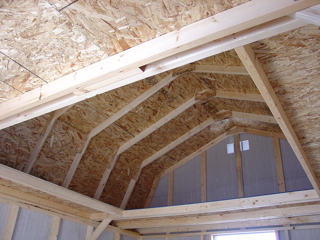 tall barn loft and shelves