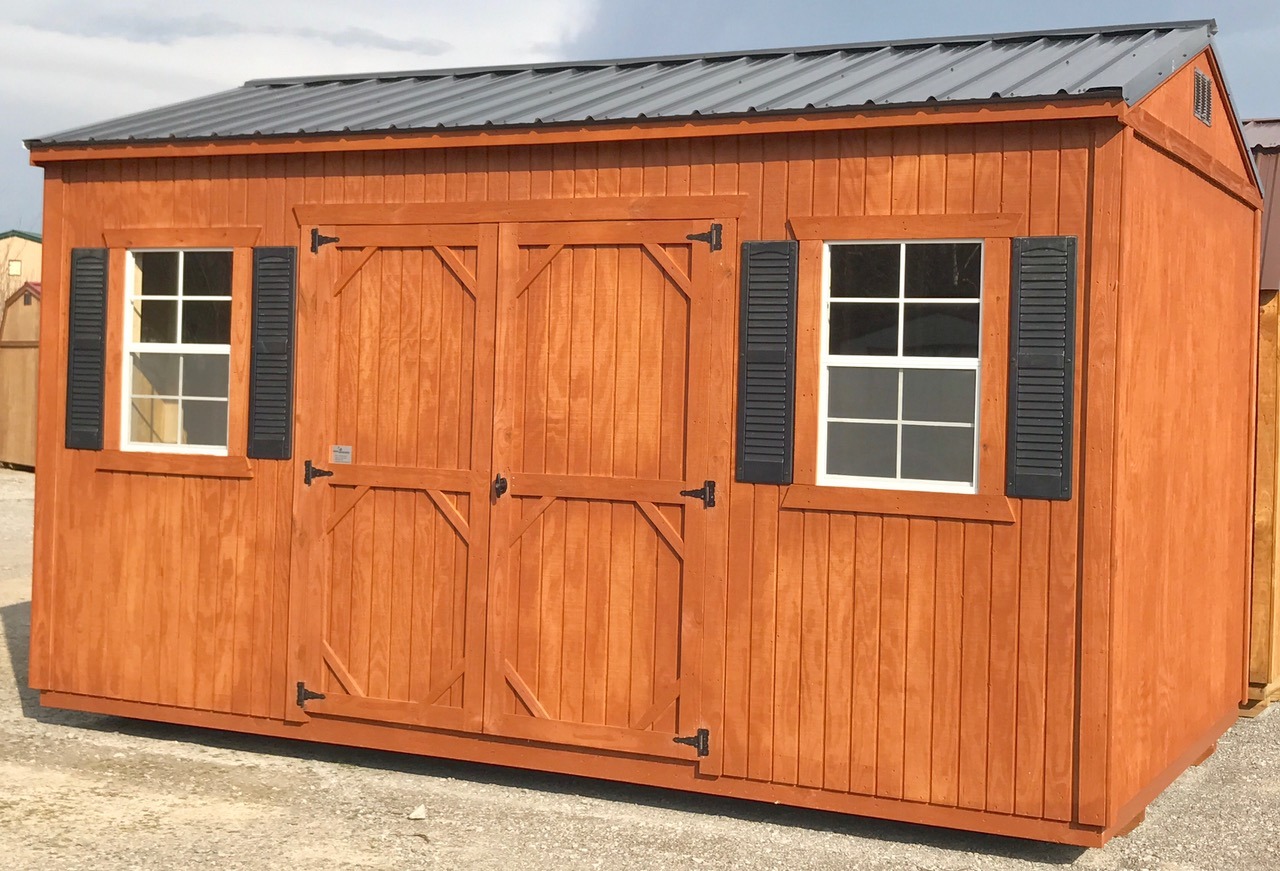 Treated Garden Shed w Shutters