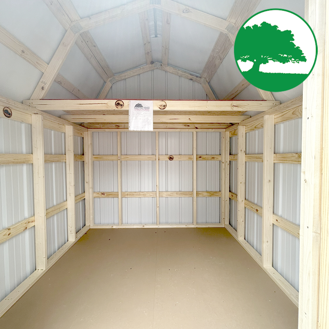 *SOLD*8' x 8' Metal "Mid Loft Barn"