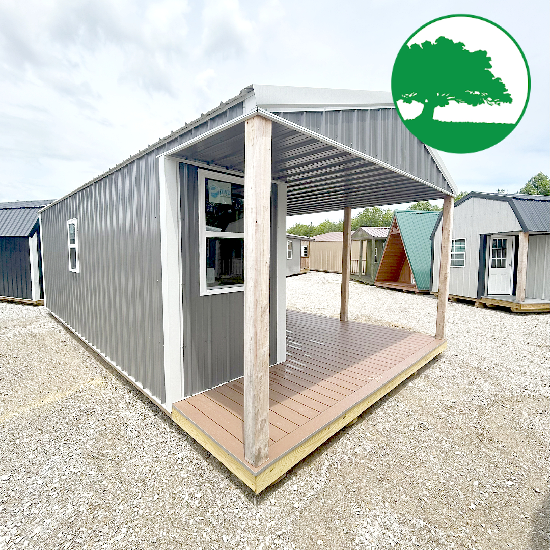 14' x 28' Metal "Deluxe Cabin"