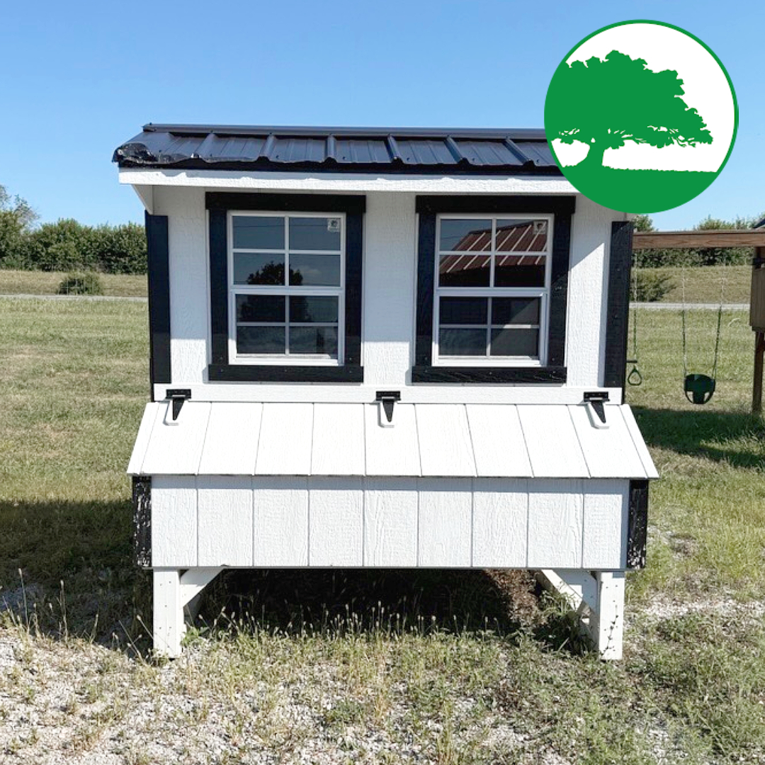 DEMO SALE* 4' x 6' Painted Quaker Coop