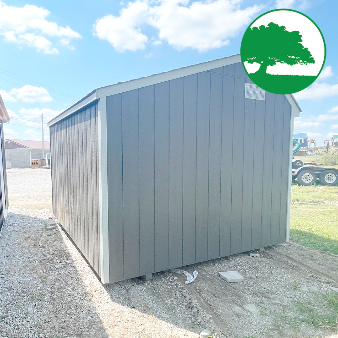 PRE-OWNED 10' x 12' Painted Quaker Shed - Backyard World