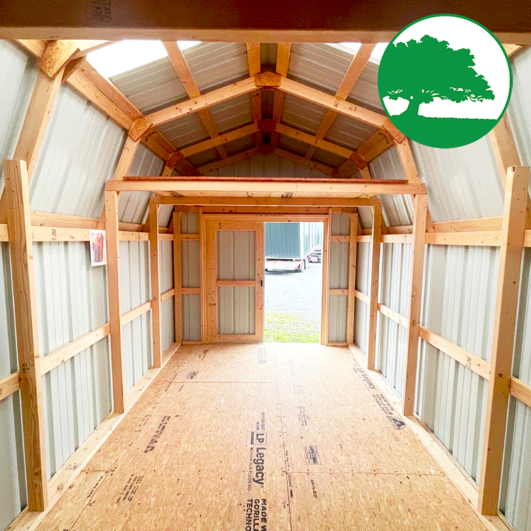 *SOLD*CLOSEOUT* 9' x 18' Metal "Lofted Barn"