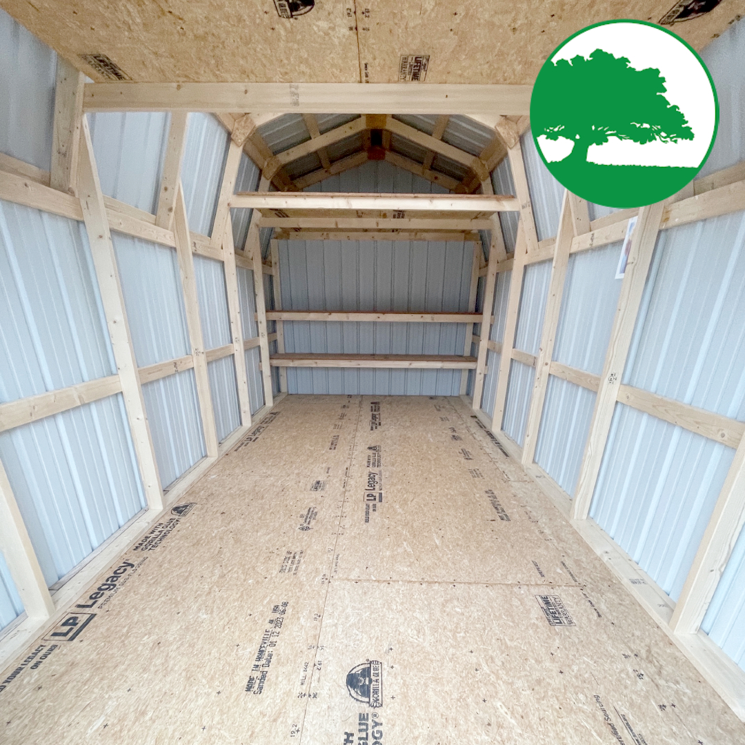 *SOLD*CLOSEOUT* 9' x 18' Metal "Lofted Barn"
