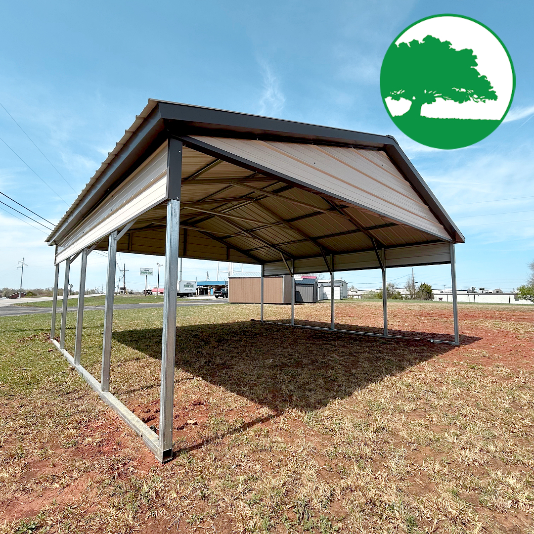 20'W x 20'L x 7'H Carport
