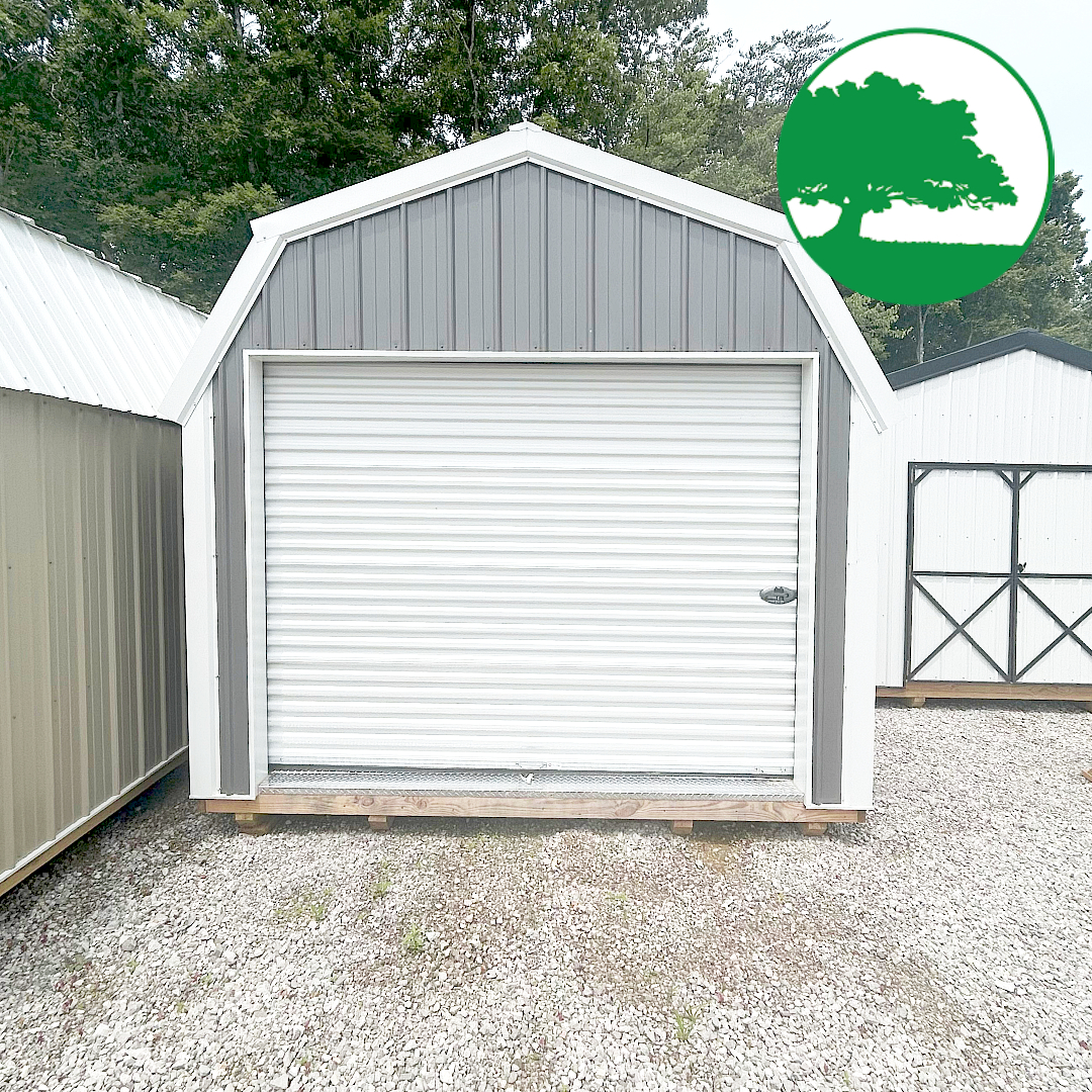 12' x 20' Metal Lofted Garage