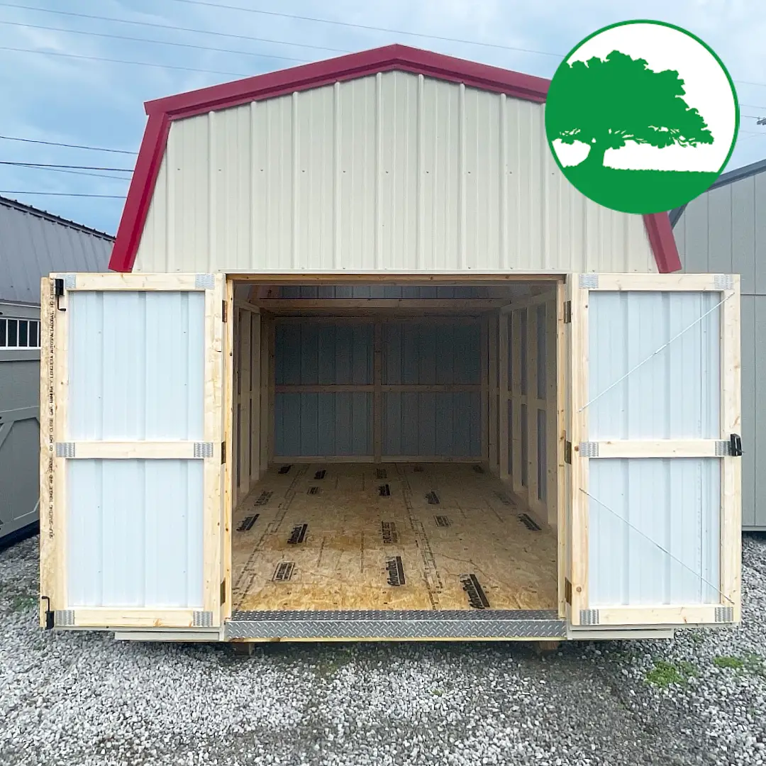 *CLOSEOUT* 10'x 16' Metal Lofted Barn