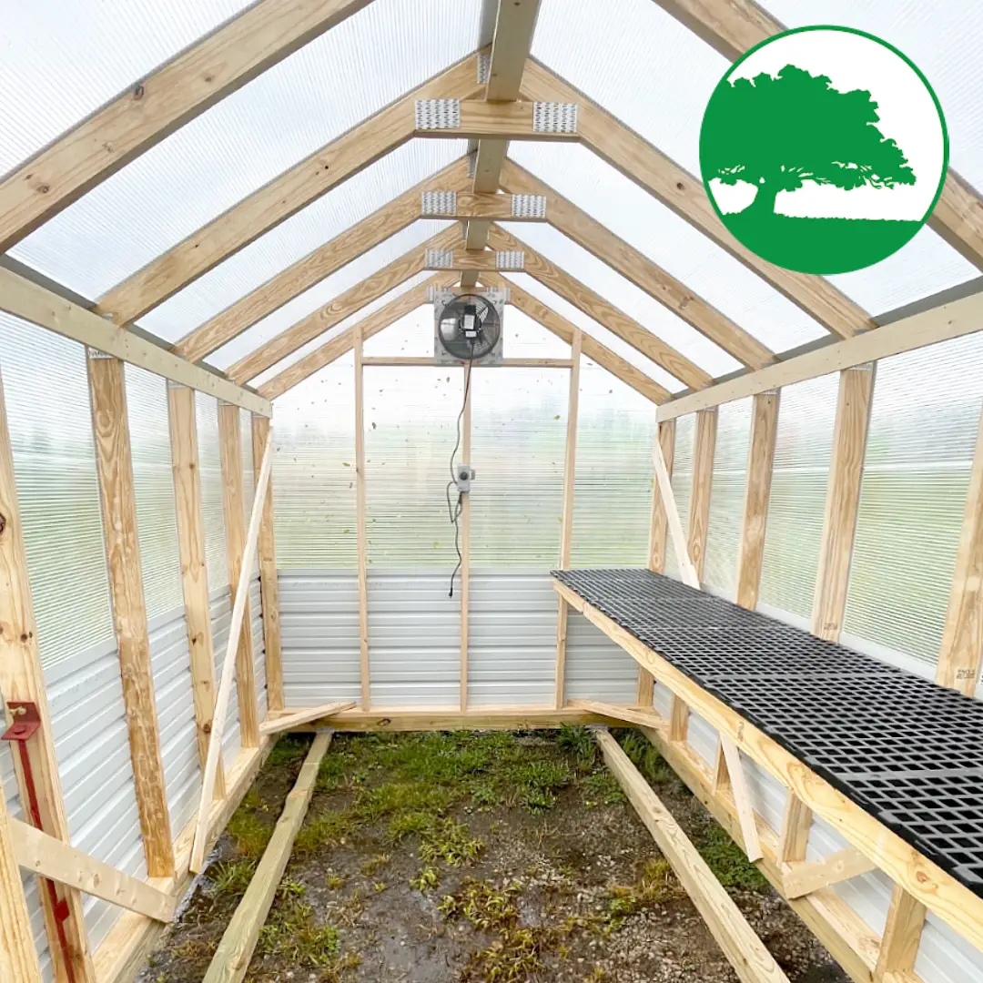 8' x 12' Veggie Villa Greenhouse