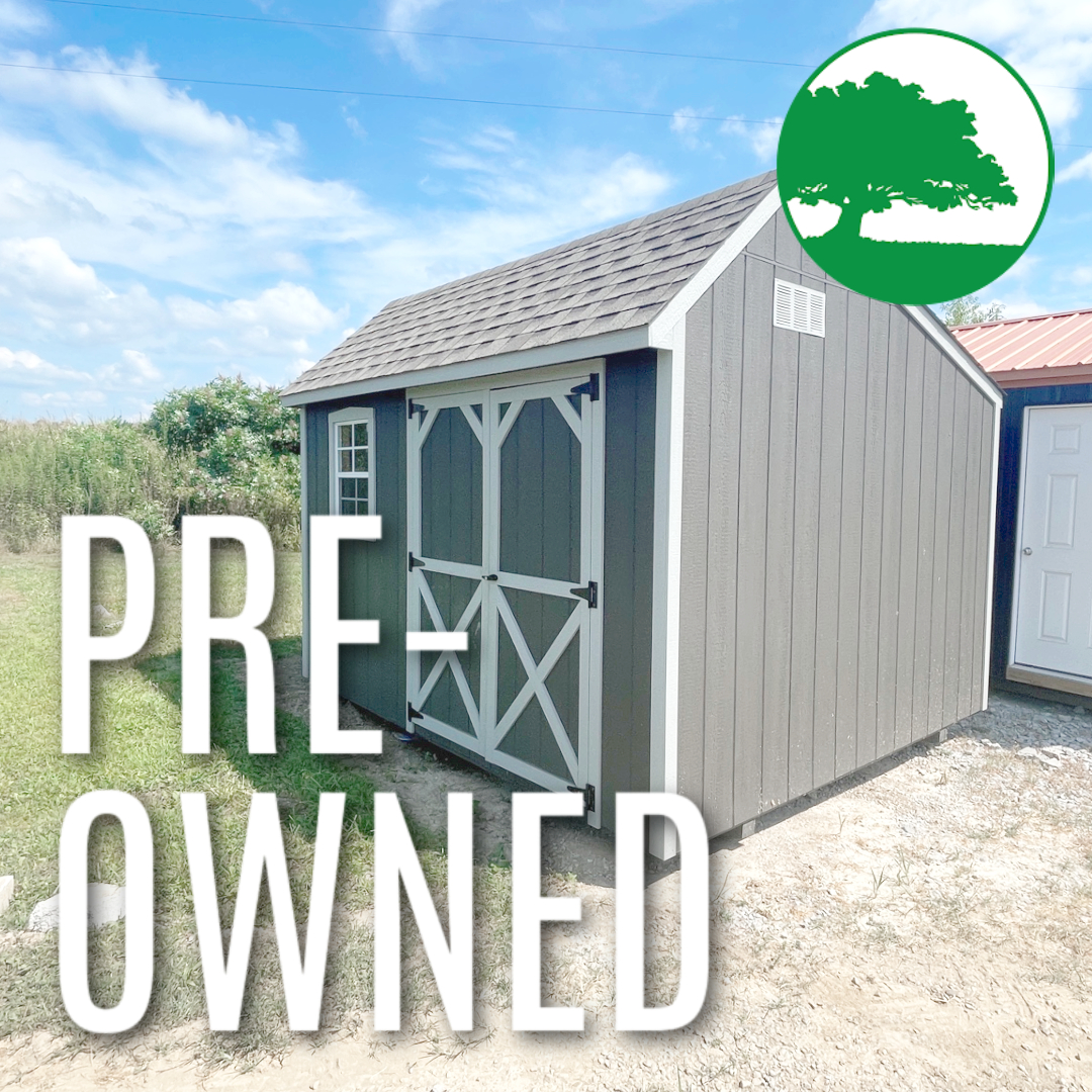 PRE-OWNED 10' x 12' Painted Quaker Shed - Backyard World