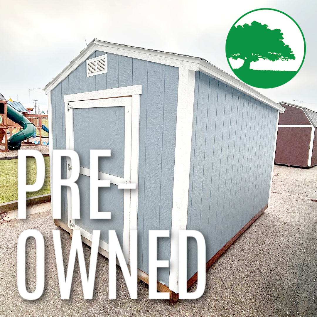 PRE-OWNED 8′ x 12′ Painted Utility