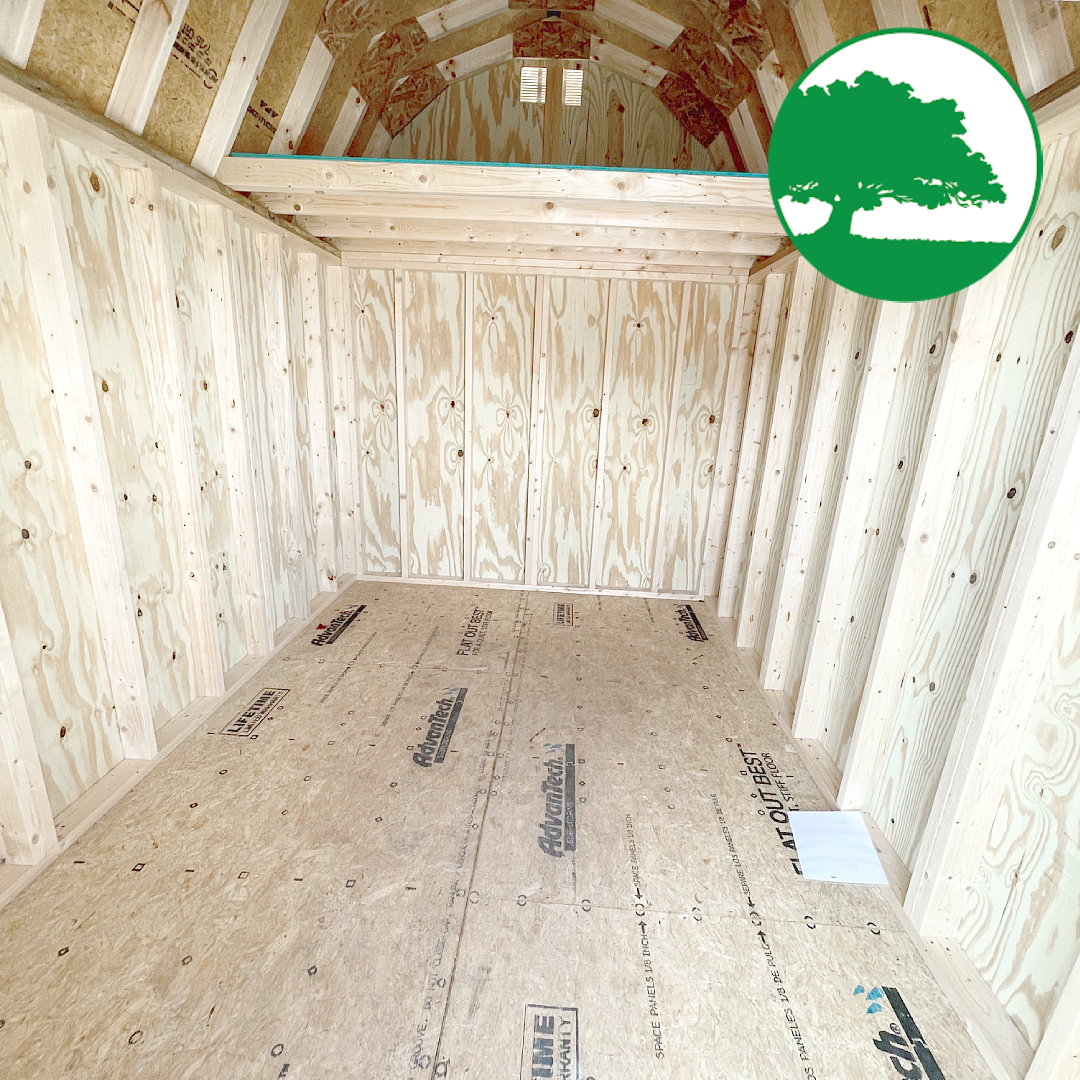 *SOLD*PRE-OWNED 8' x 12' Treated Lofted Barn