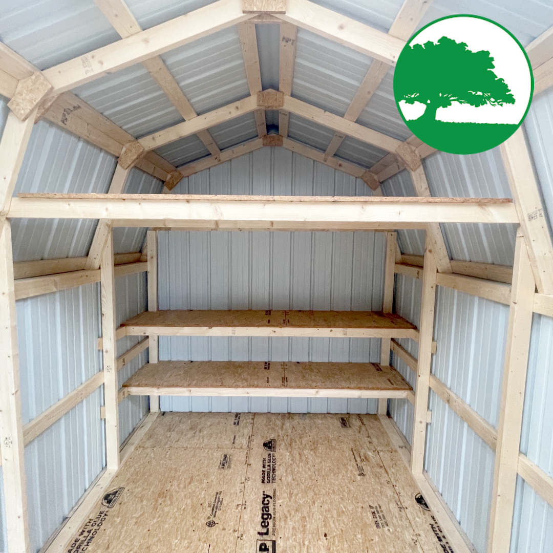 *SOLD*CLOSEOUT* 9' x 18' Metal "Lofted Barn"