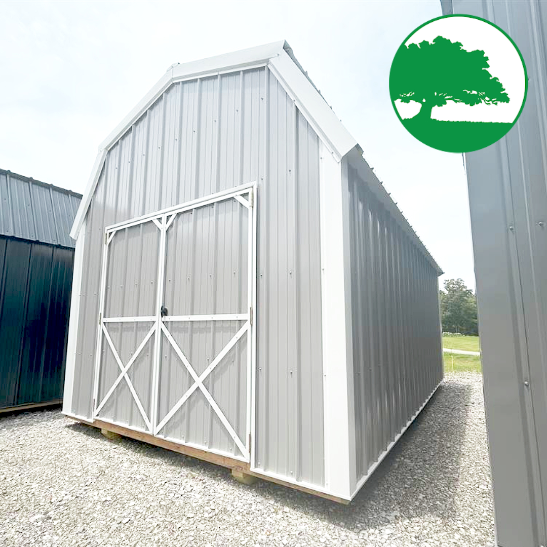 10' x 16' Metal Lofted Barn