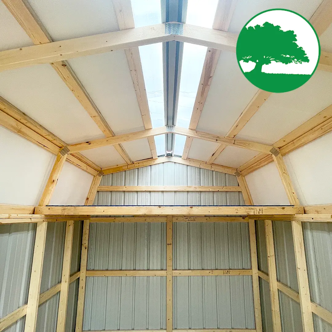 *CLOSEOUT* 10'x 16' Metal Lofted Barn