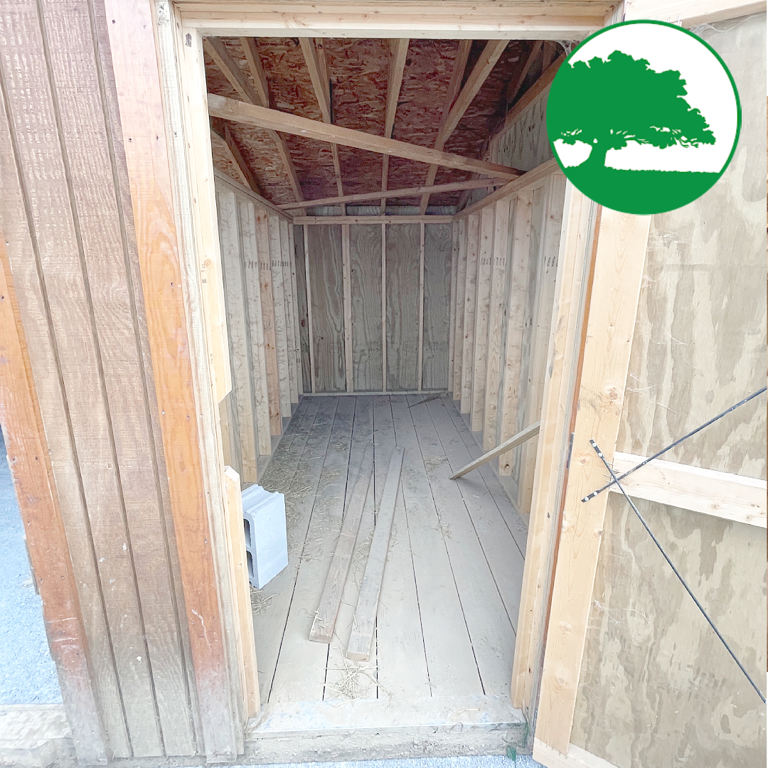 PRE-OWNED 12' x 24' Animal Shelter w/ Tack Room
