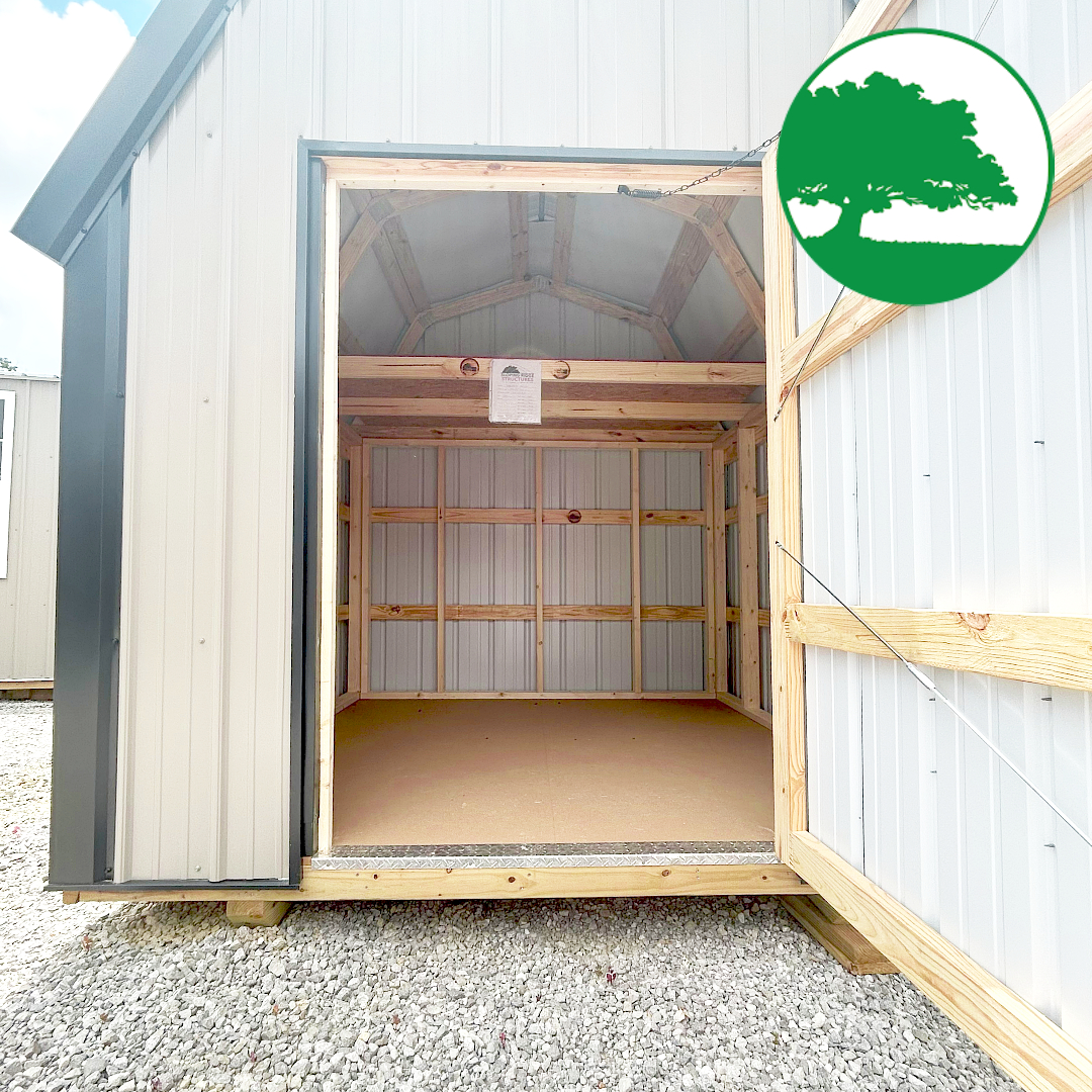 *SOLD*8' x 8' Metal "Mid Loft Barn"