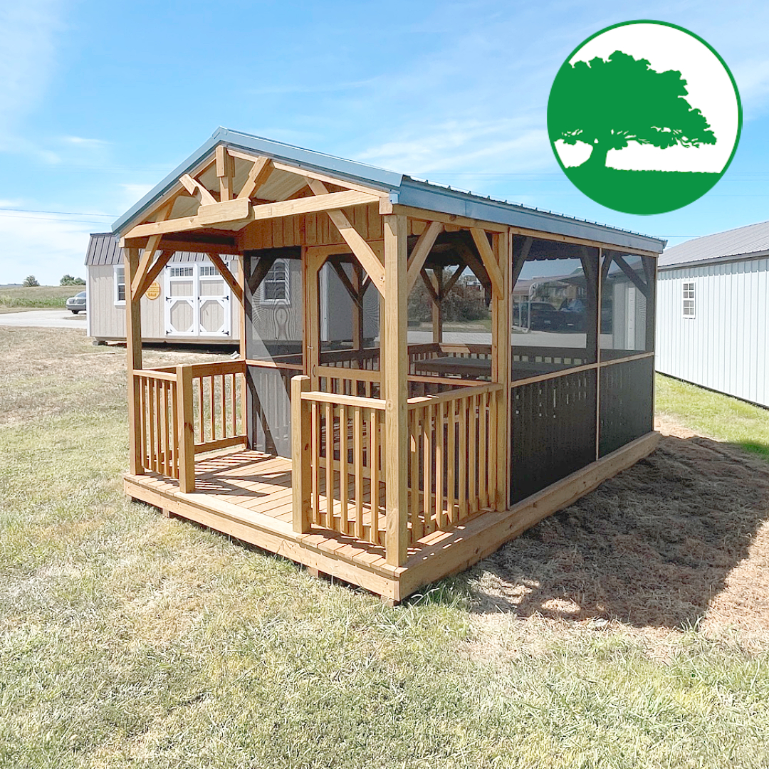 *SOLD*PRE-OWNED 10' x 16' Fernwood Oasis w/ Screen Pavilion