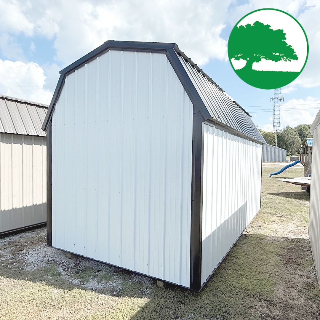 *SOLD*9' x 18' Metal Side Lofted Barn