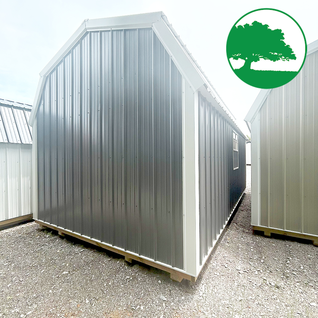 12' x 20' Metal Lofted Garage
