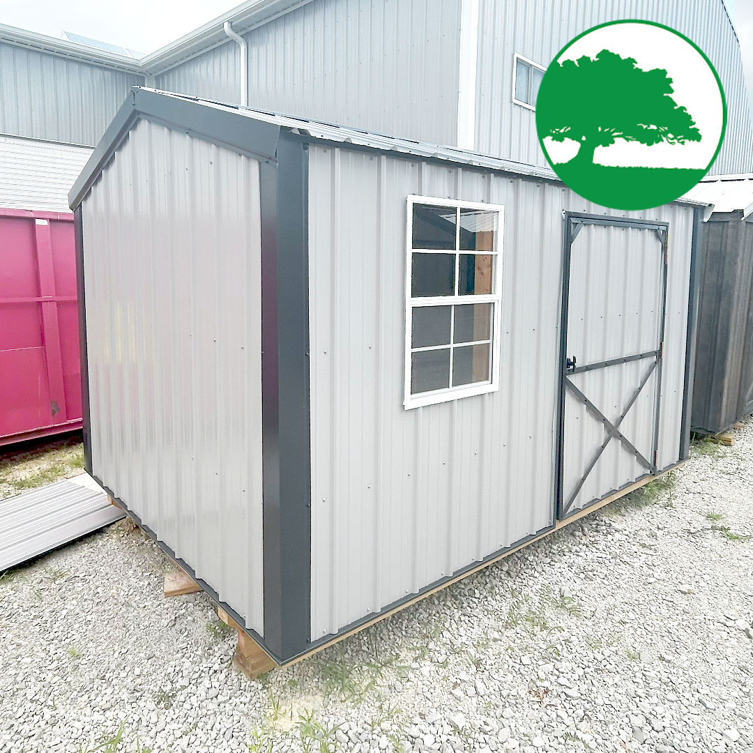 *SOLD*8' x 12' Metal Side Utility