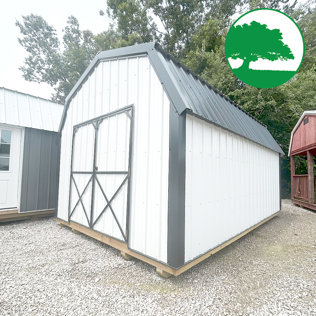 12′ x 16′ Metal Mid Loft Barn
