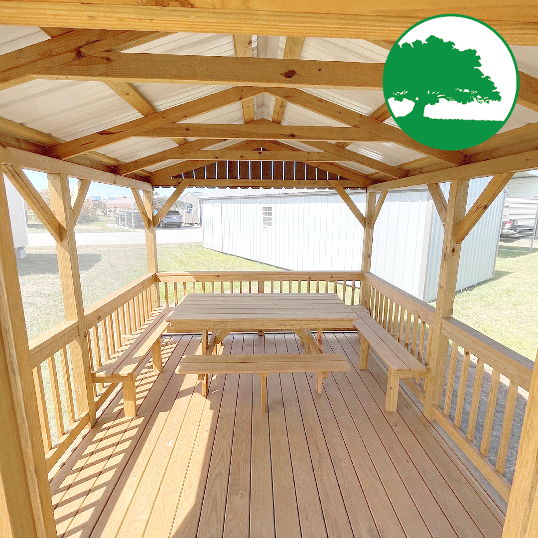 *SOLD*PRE-OWNED 10' x 16' Fernwood Oasis w/ Screen Pavilion