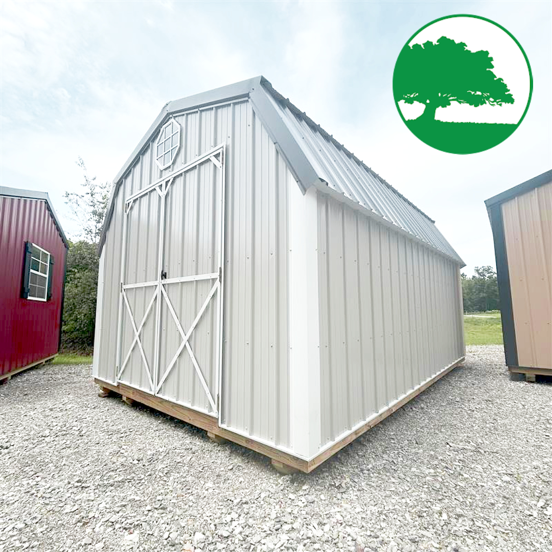 12′ x 16′ Metal Mid Loft Barn