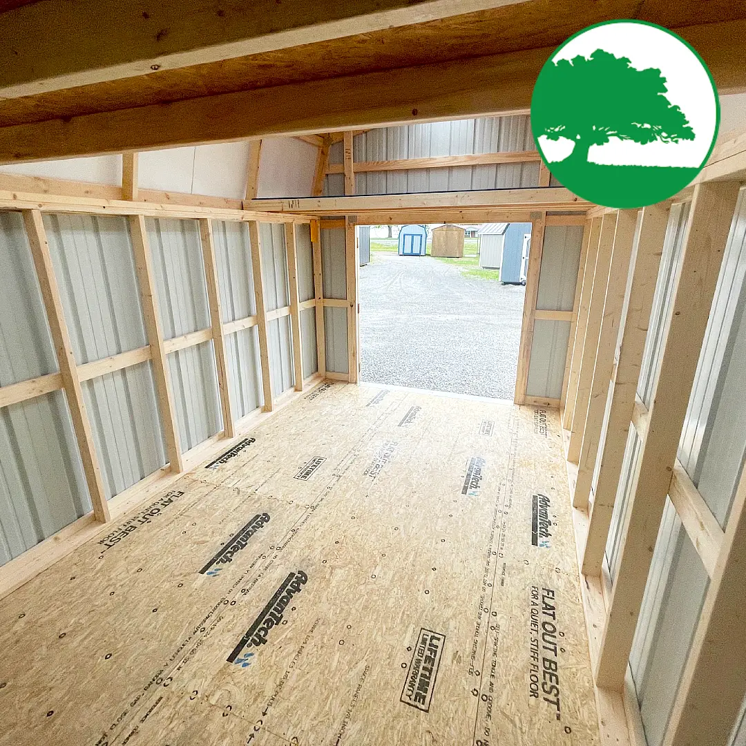 *CLOSEOUT* 10'x 16' Metal Lofted Barn