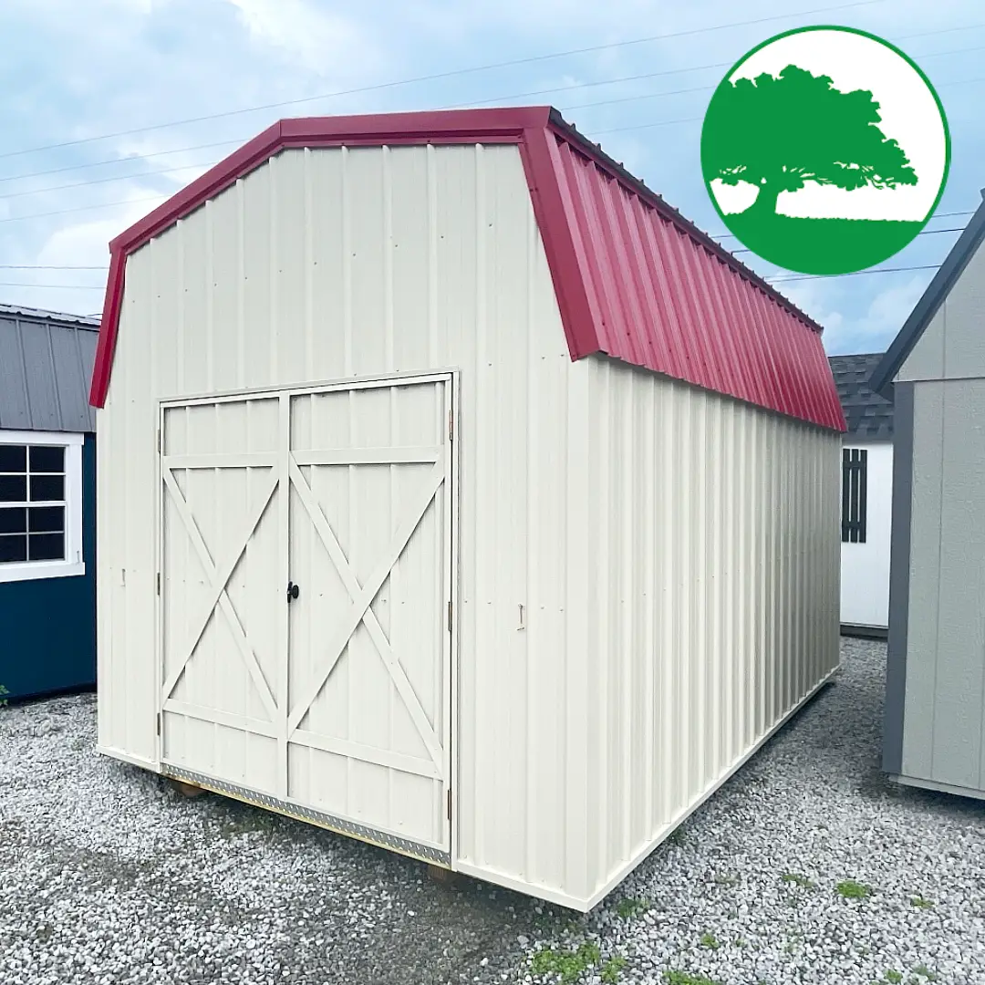 *CLOSEOUT* 10'x 16' Metal Lofted Barn