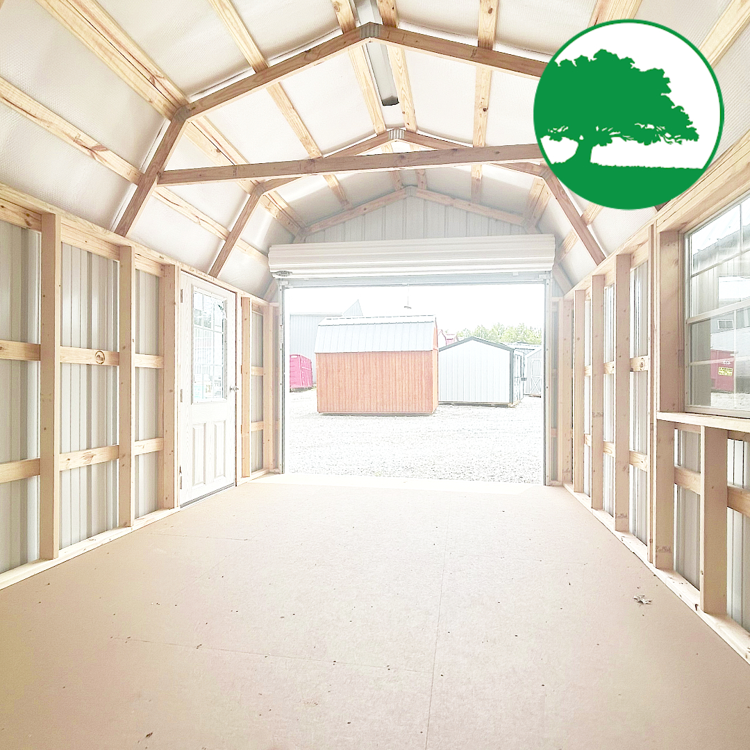 12' x 20' Metal Lofted Garage