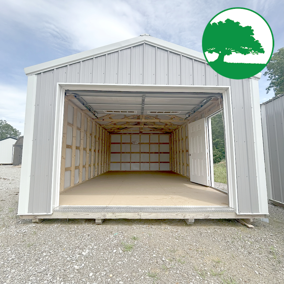 *SOLD*14' x 24' Metal Garage