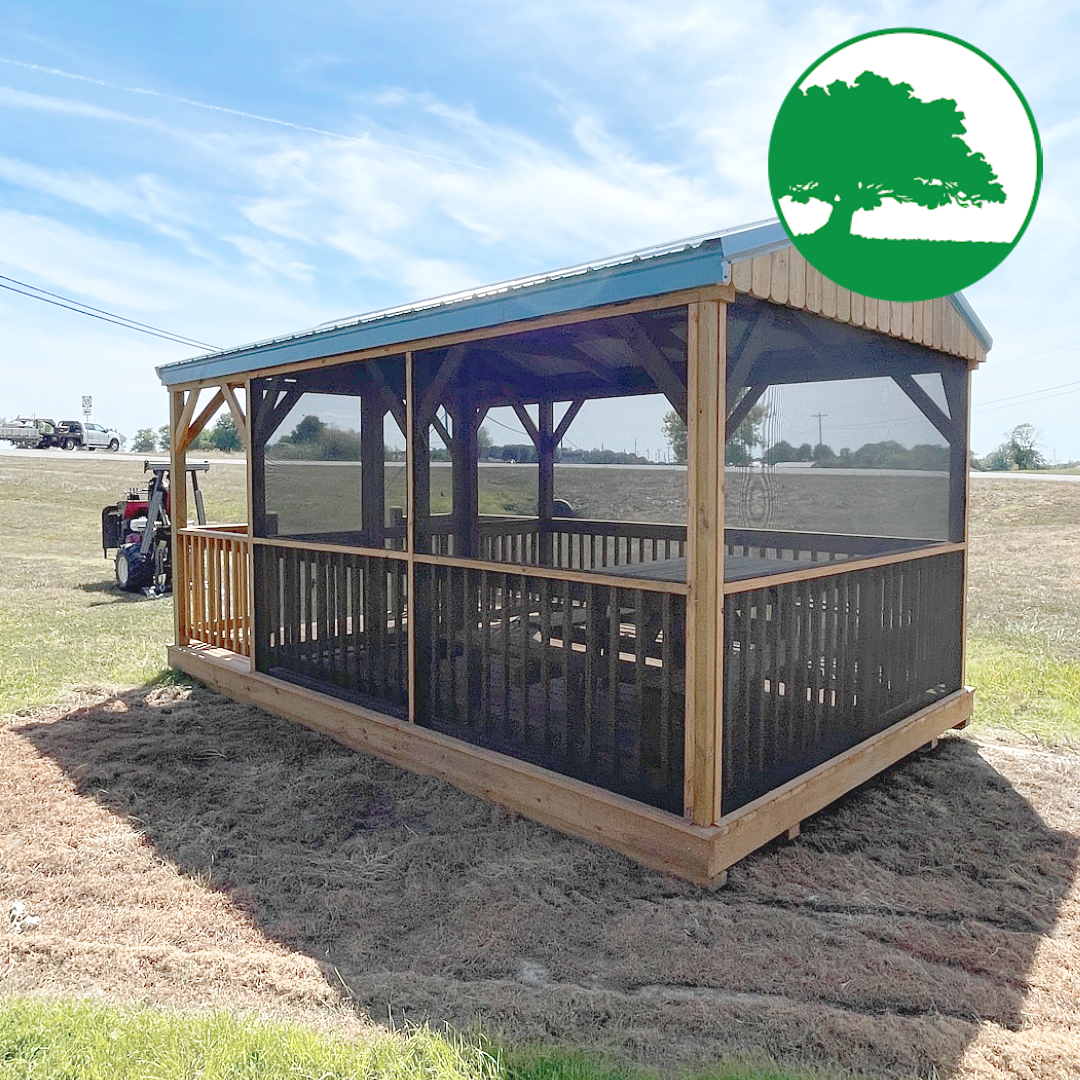 *SOLD*PRE-OWNED 10' x 16' Fernwood Oasis w/ Screen Pavilion