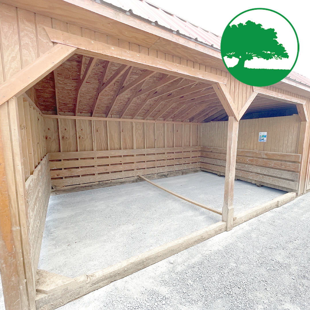 PRE-OWNED 12' x 24' Animal Shelter w/ Tack Room