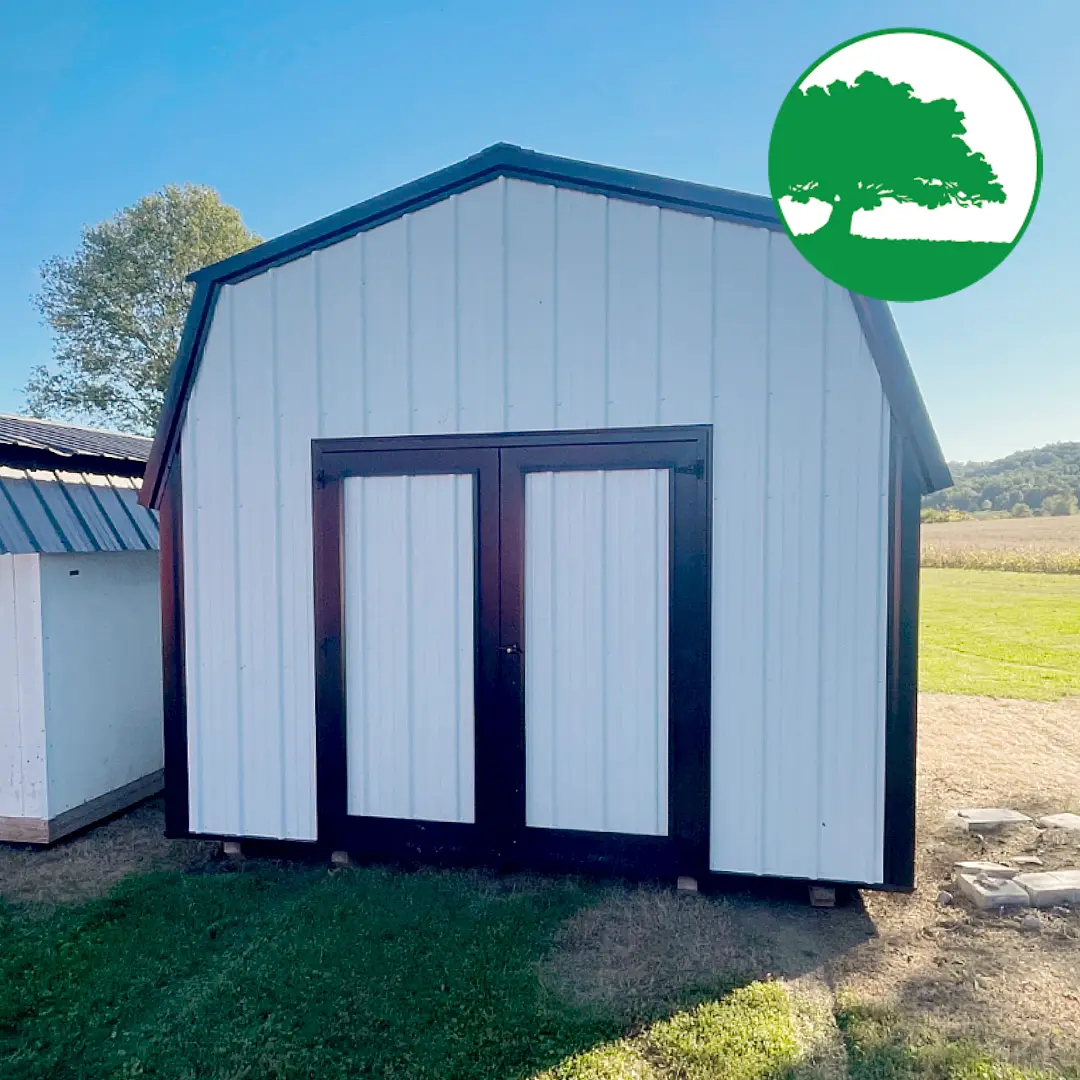 PRE-OWNED 12' x 18' Metal "Lofted Barn"