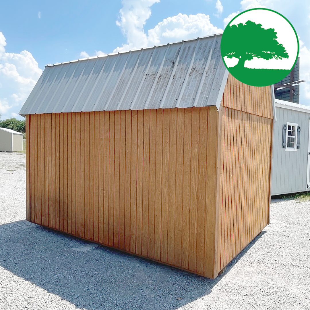 *SOLD*PRE-OWNED 8' x 12' Treated Lofted Barn
