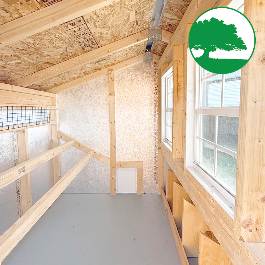 DEMO SALE* 4' x 6' Painted Quaker Coop