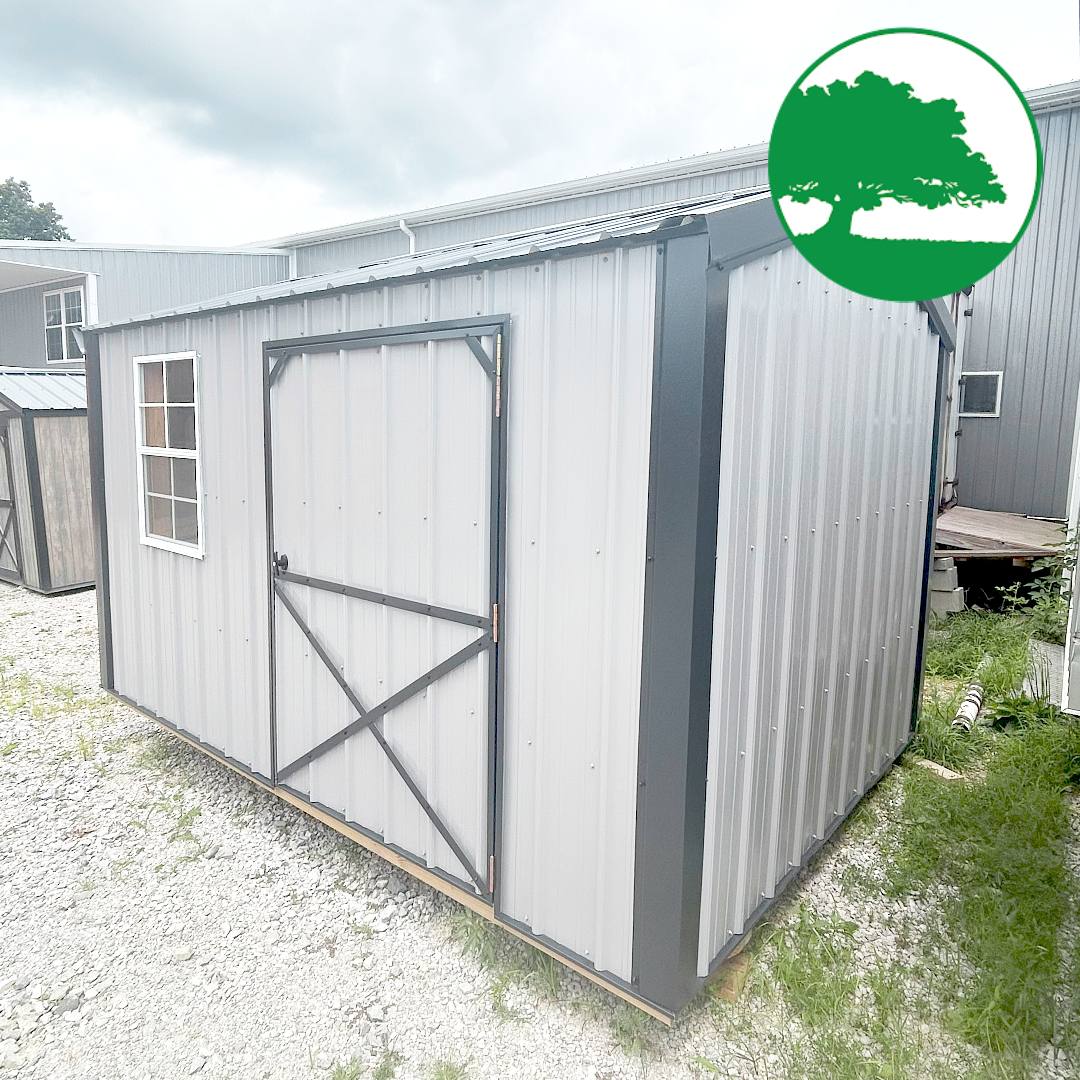 *SOLD*8' x 12' Metal Side Utility