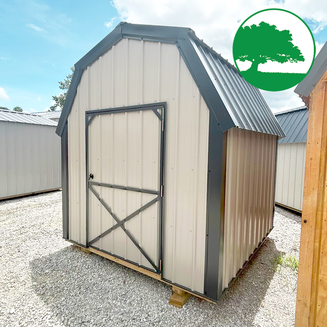 *SOLD*8' x 8' Metal "Mid Loft Barn"