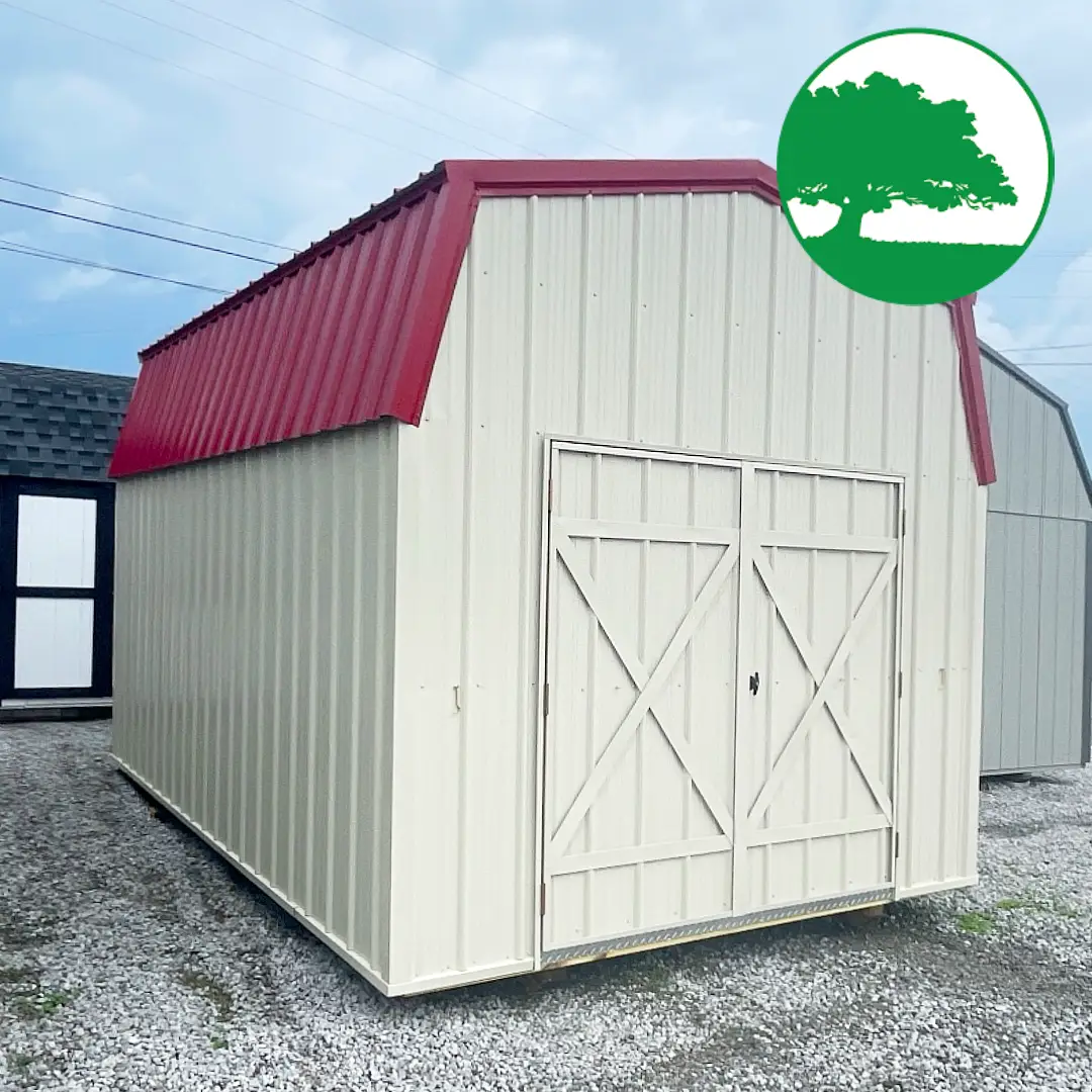 *CLOSEOUT* 10'x 16' Metal Lofted Barn