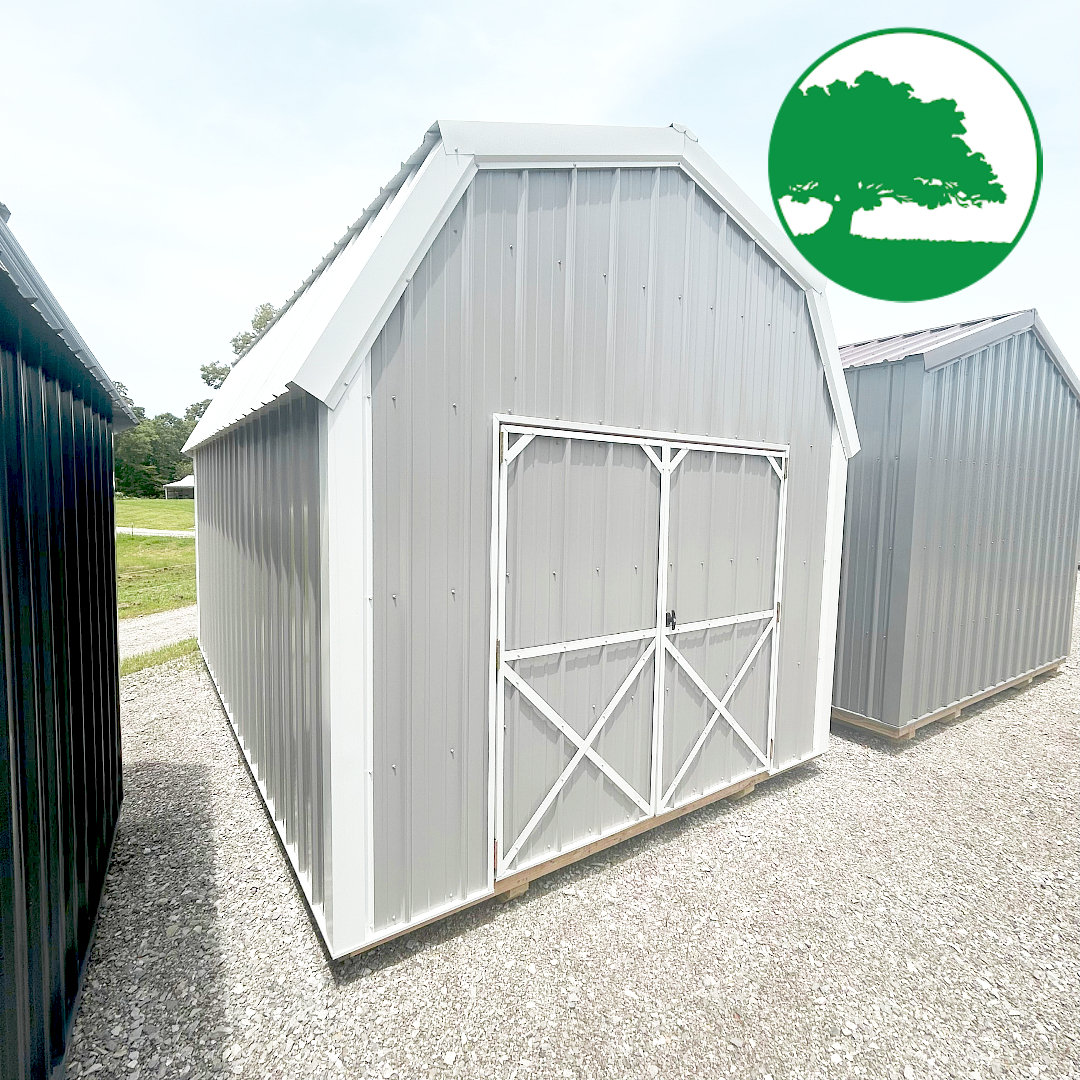 10′ x 16′ Metal Lofted Barn